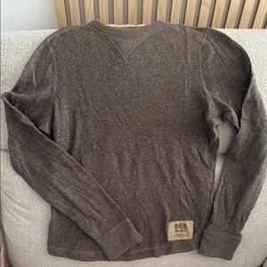 Ruehl No.925 Brown Crewneck Sweater Mens M